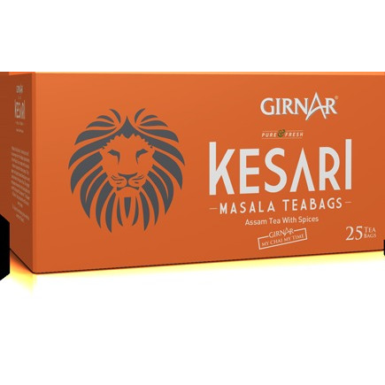 Girnar Black Tea Bags - Kesari Masala