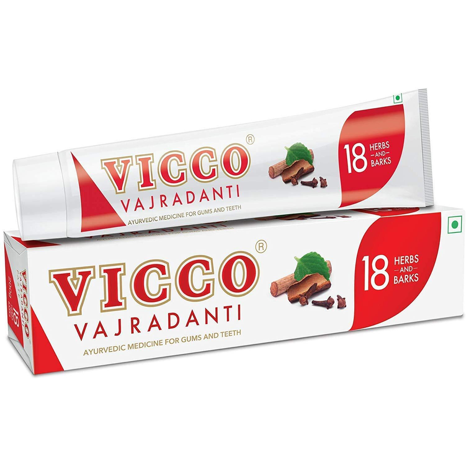 Vicco Vajradanti Herbal Toothpaste 200g (7oz) (Pack of 10)