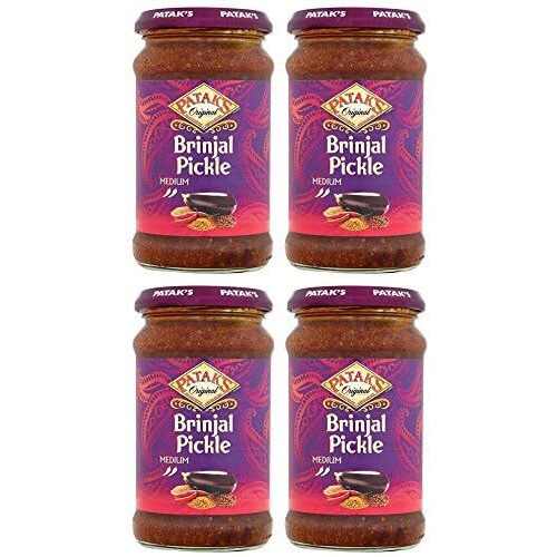 (4 PACK) - Pataks - Brinjal Pickle | 312g | 4 PACK BUNDLE