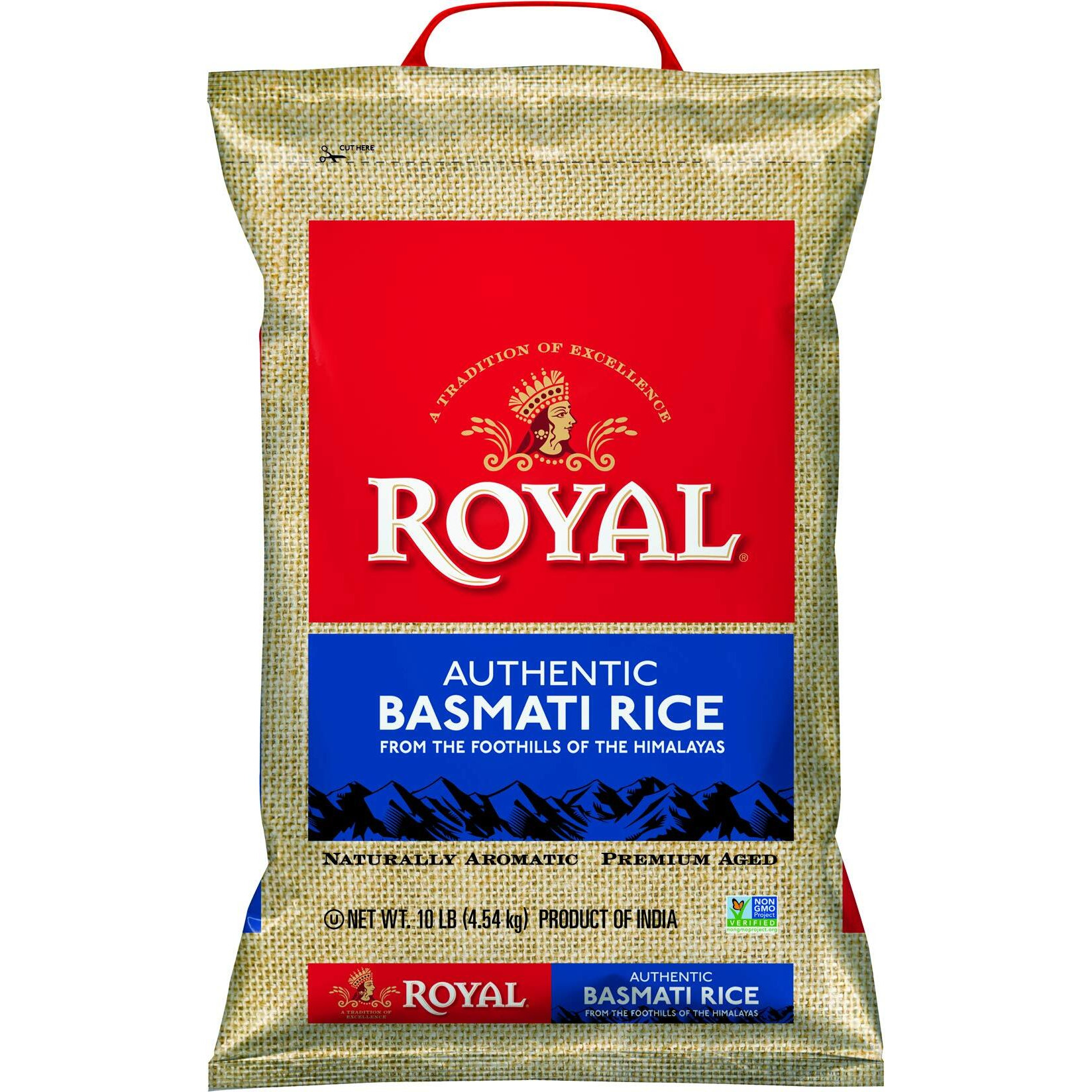 Royal White Basmati Rice, 10 Pound