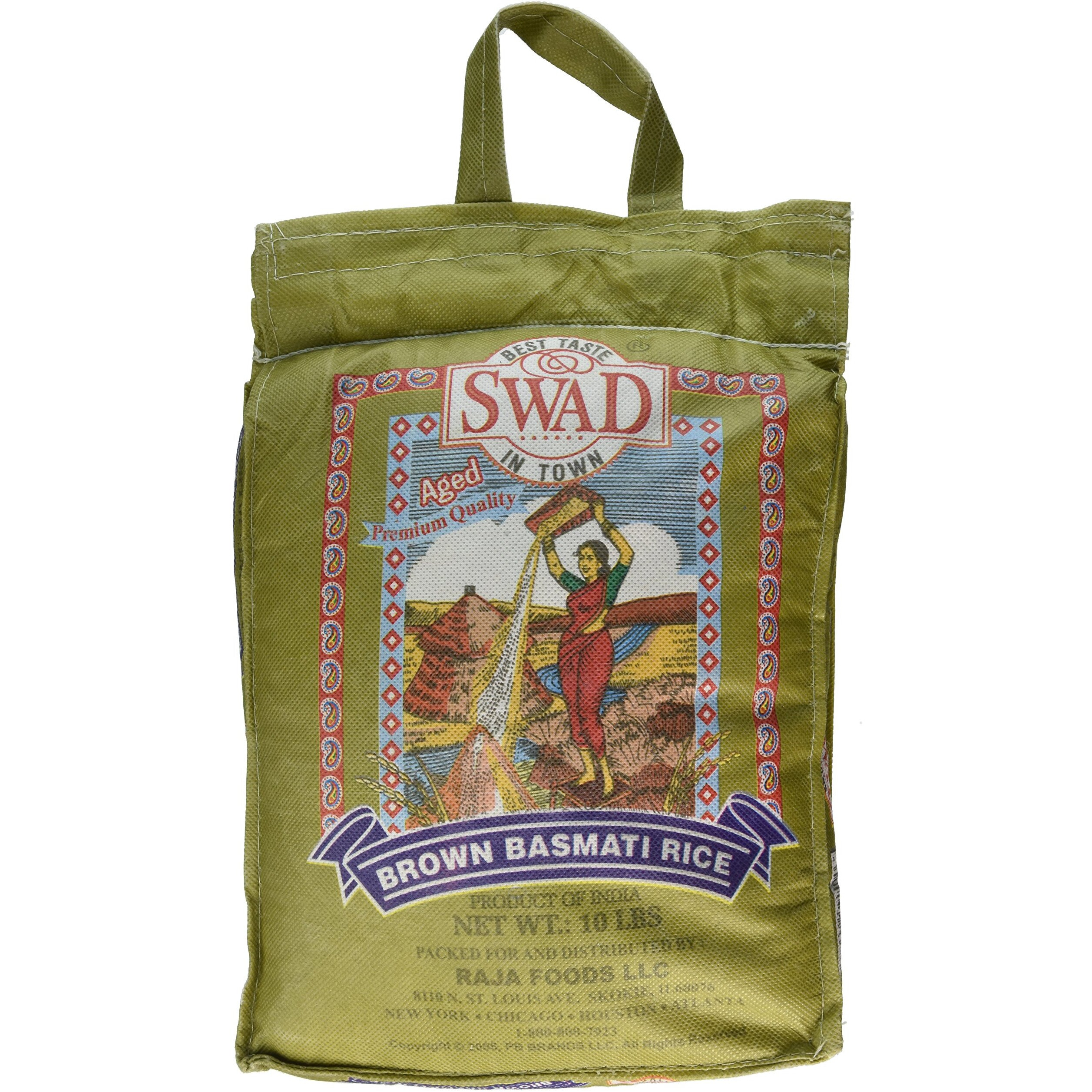 Swad Brown Basmati Rice, 10 Pound