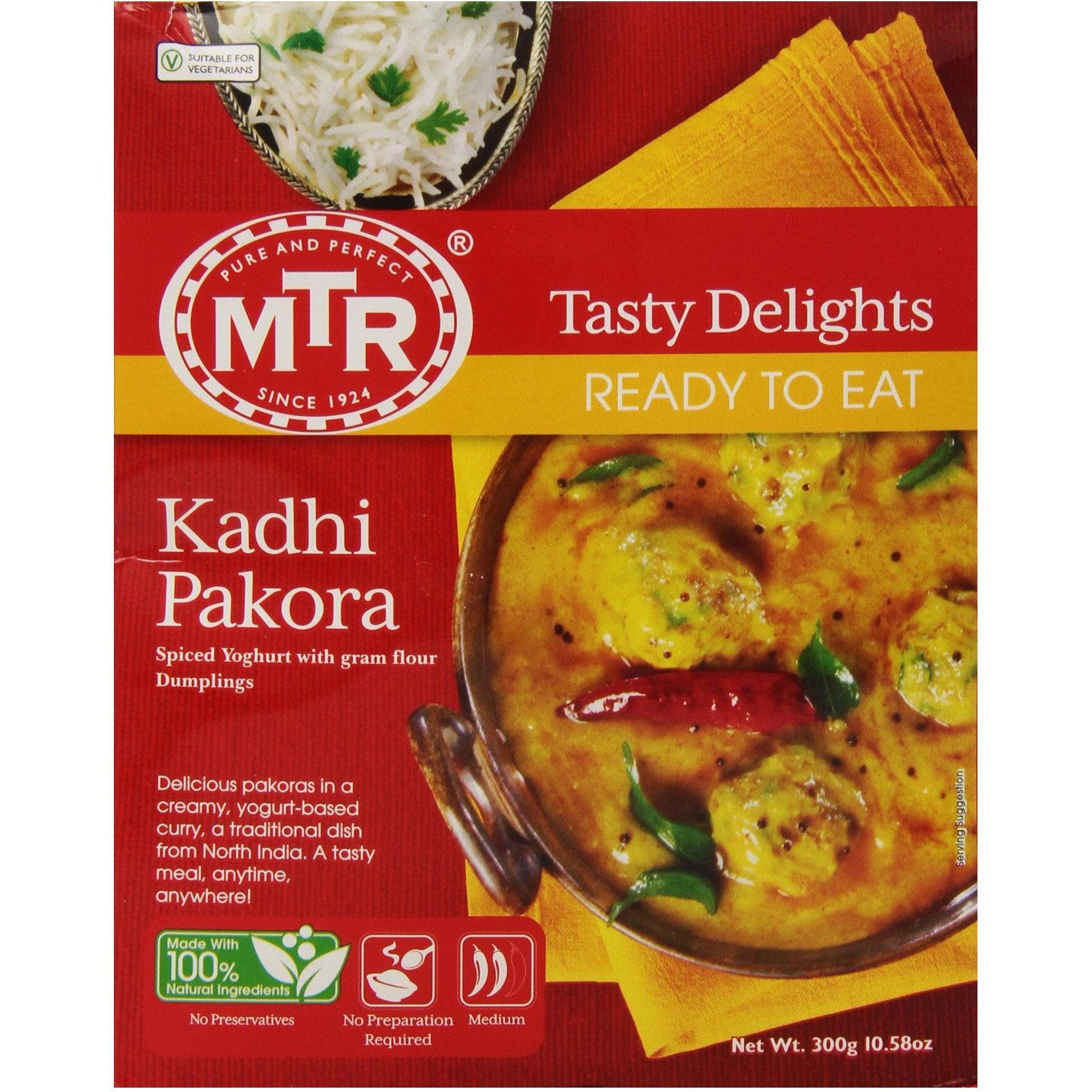 MTR Kadhi Pakora, 10.58-Ounce Boxes (Pack of 10)
