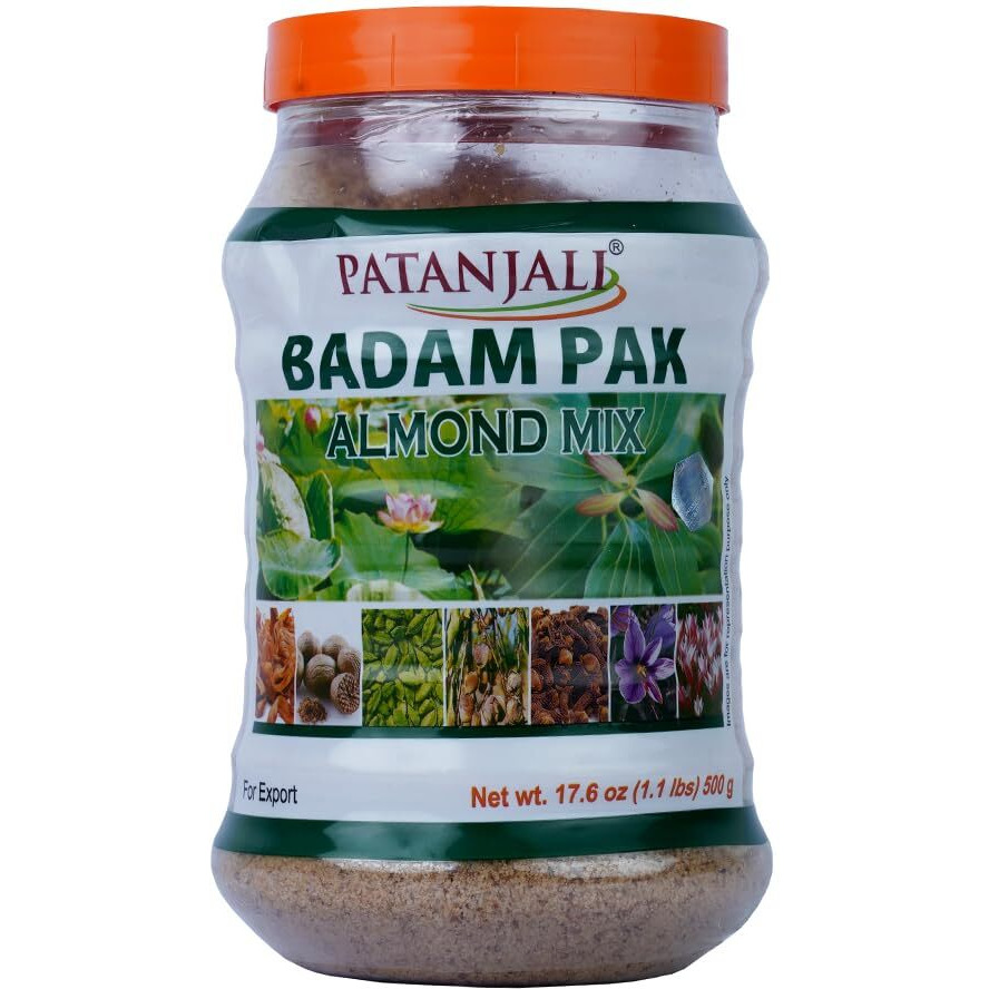 Patanjali Badam Pak Almond Mix 17.6 Oz/ 500 G/ 1.1 Lb New Pack