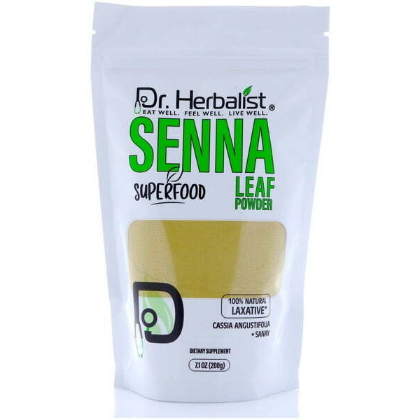 Dr. Herbalist Natural Senna Leaf Powder I Cassia Angustifoua I Sanay I 200g - 7oz