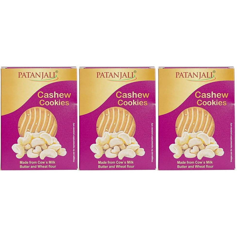 Patanjali Cashew Cookies Pack Of 3-200g