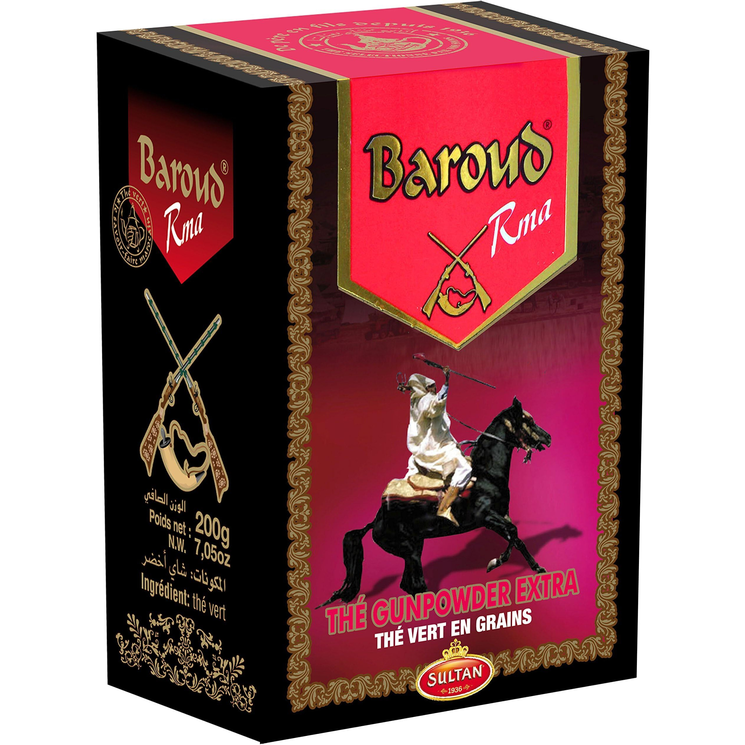 Moroccan Green Tea- Sultan Baroud- 7.05 oz - 200 g
