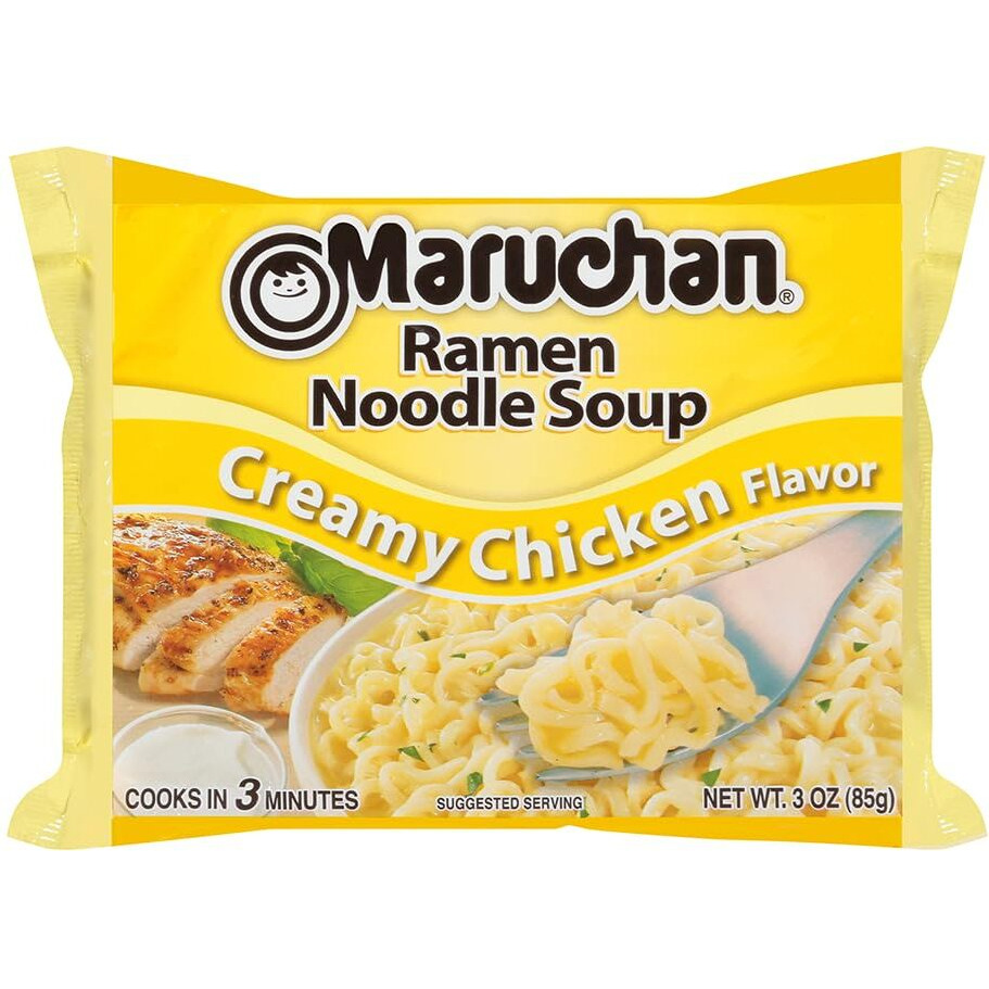 Maruchan, Ramen Noodle Soup, Creamy Chicken Flavor, 3 oz