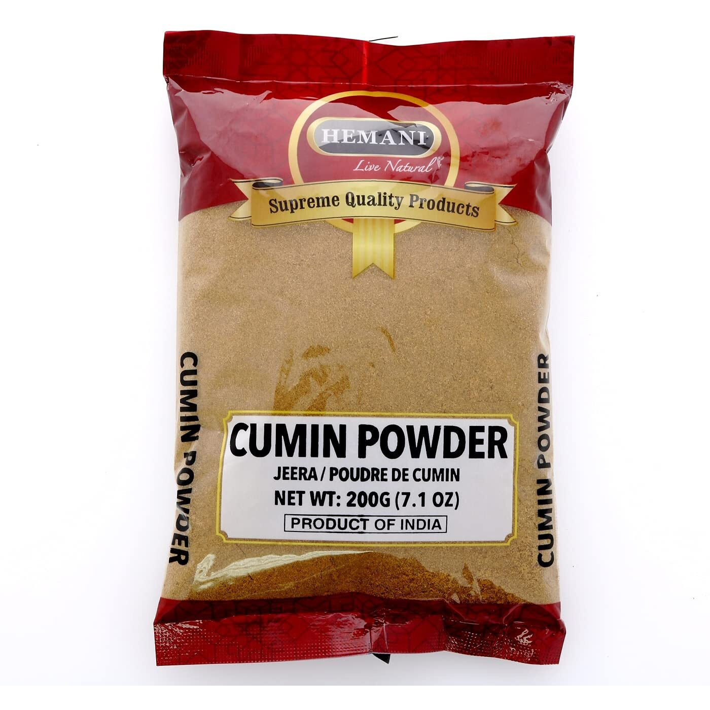 Hemani Cumin (Jeera/Zeera) Powder Spice - 200g (7.1 OZ) 100% Natural - Premium Quality - Gluten Free - NON GMO - Vegan