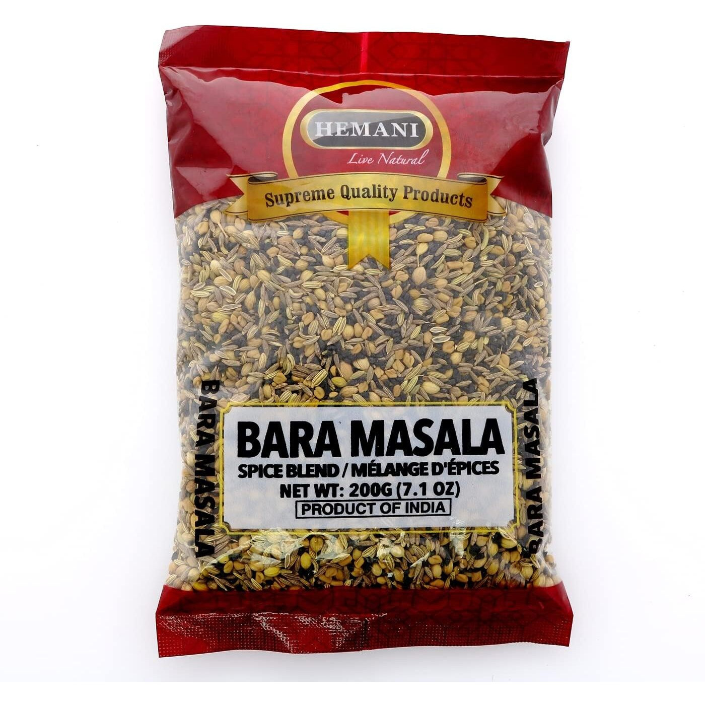 HEMANI Bara Masala Napali Spice Mix - 200g (7.1) - All Natural, Vegan & Gluten Friendly - NON-GMO - Indian Origin