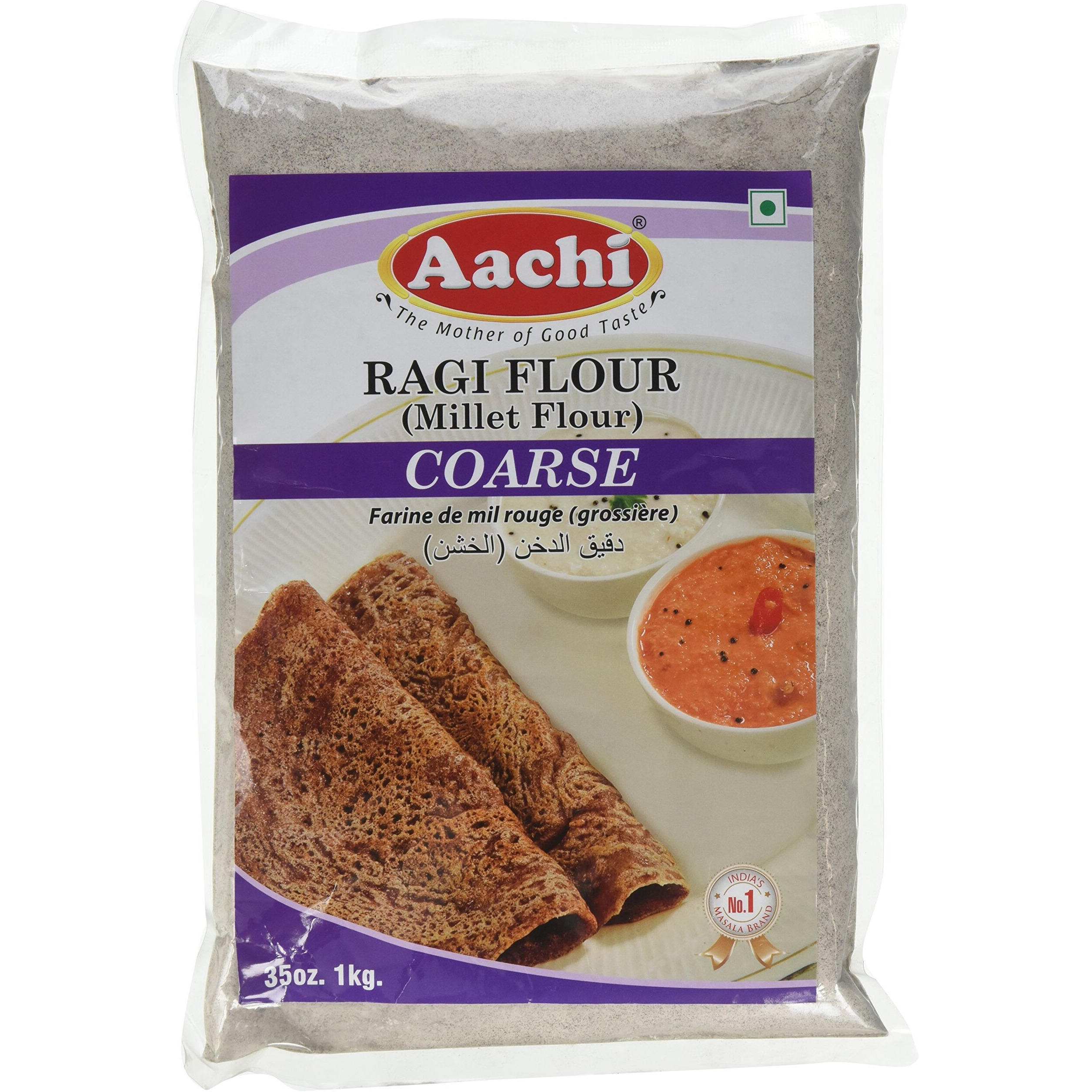Aachi, Ragi Flour (Millet Flour) (Coarse), 2 Pound(LB)