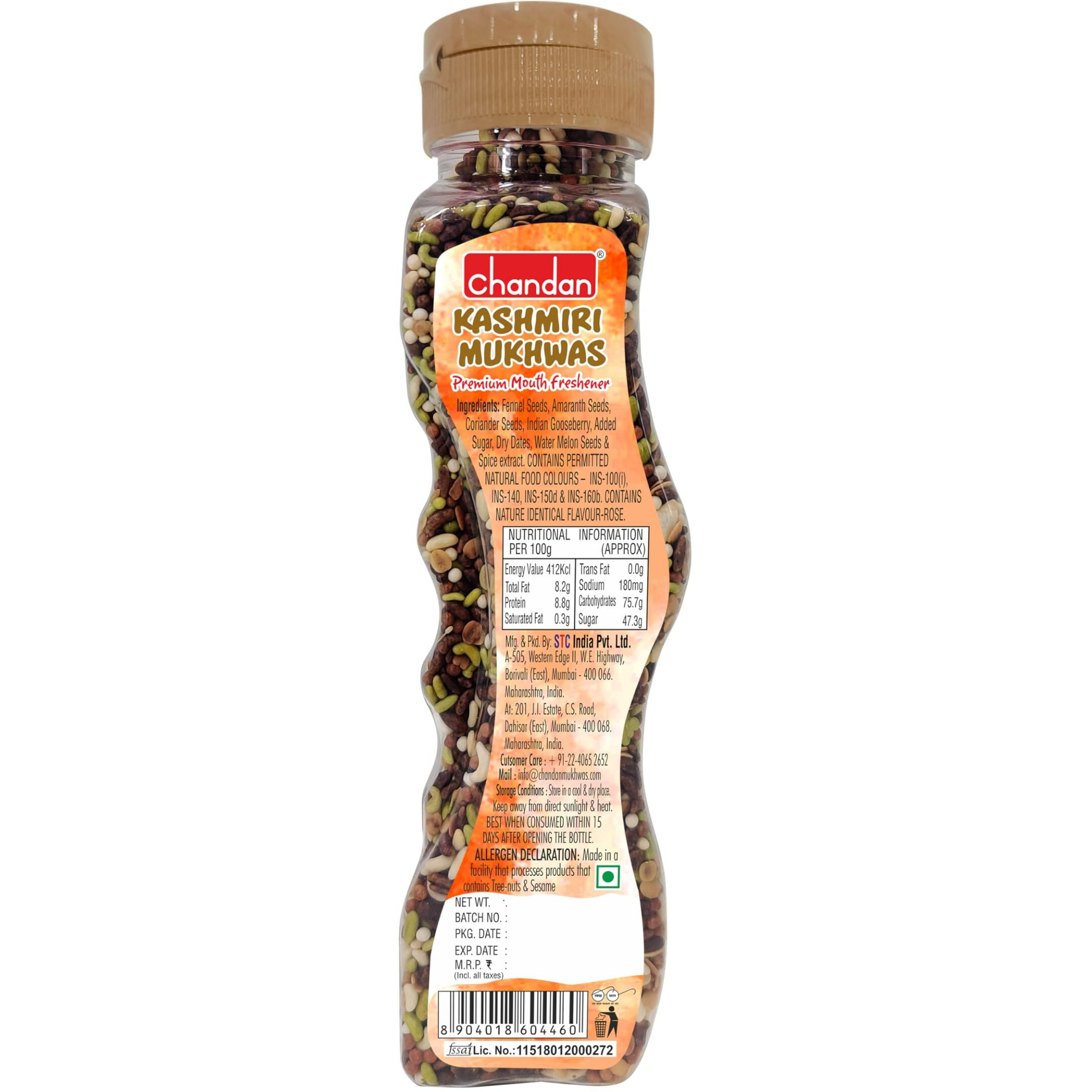 Chandan Kashmiri Mukhwas Mouth Freshener with Dates and Coriander (165 Grams / 5.82 oz)