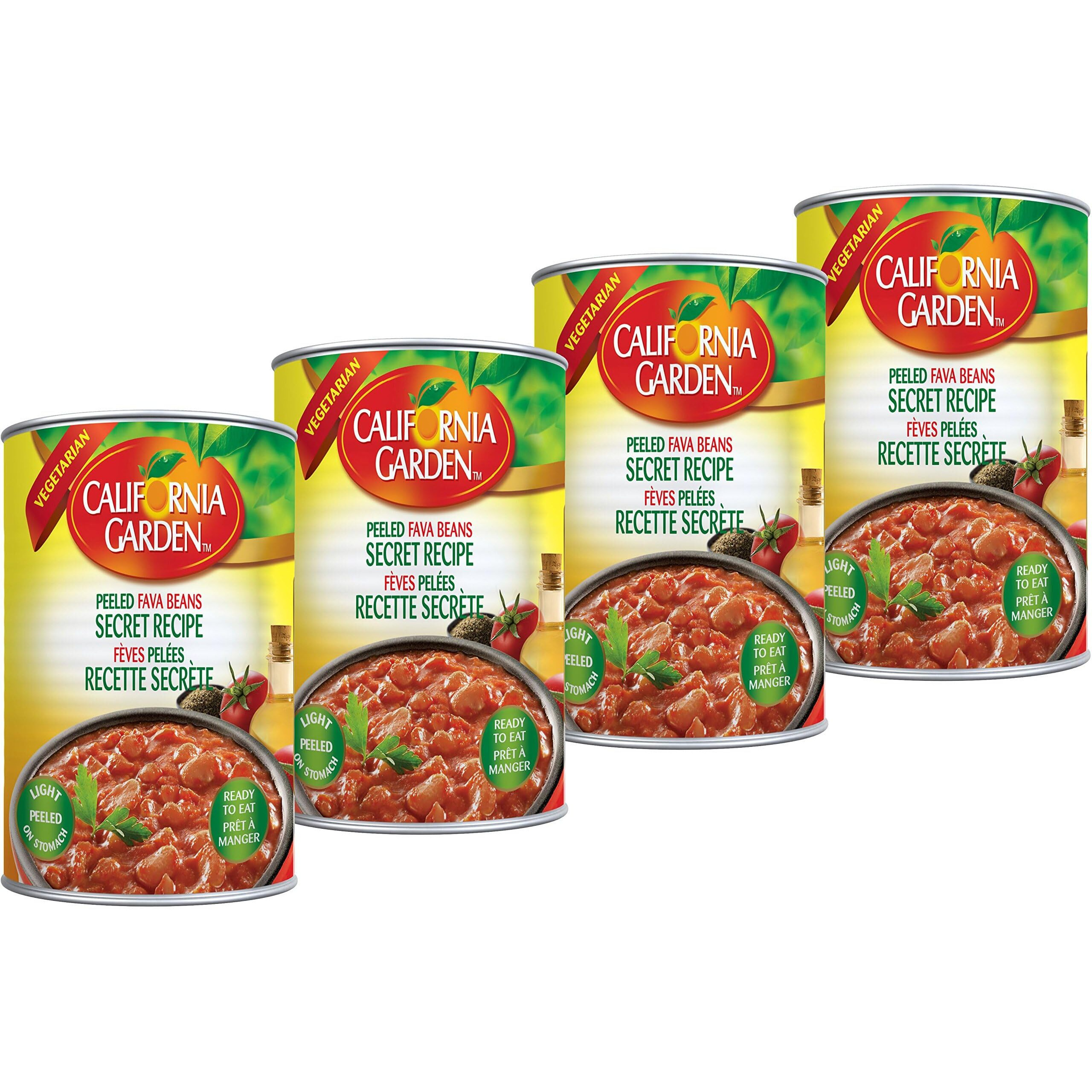 California Garden Peeled Fava Beans Secret Recipe 450g (4 cans)