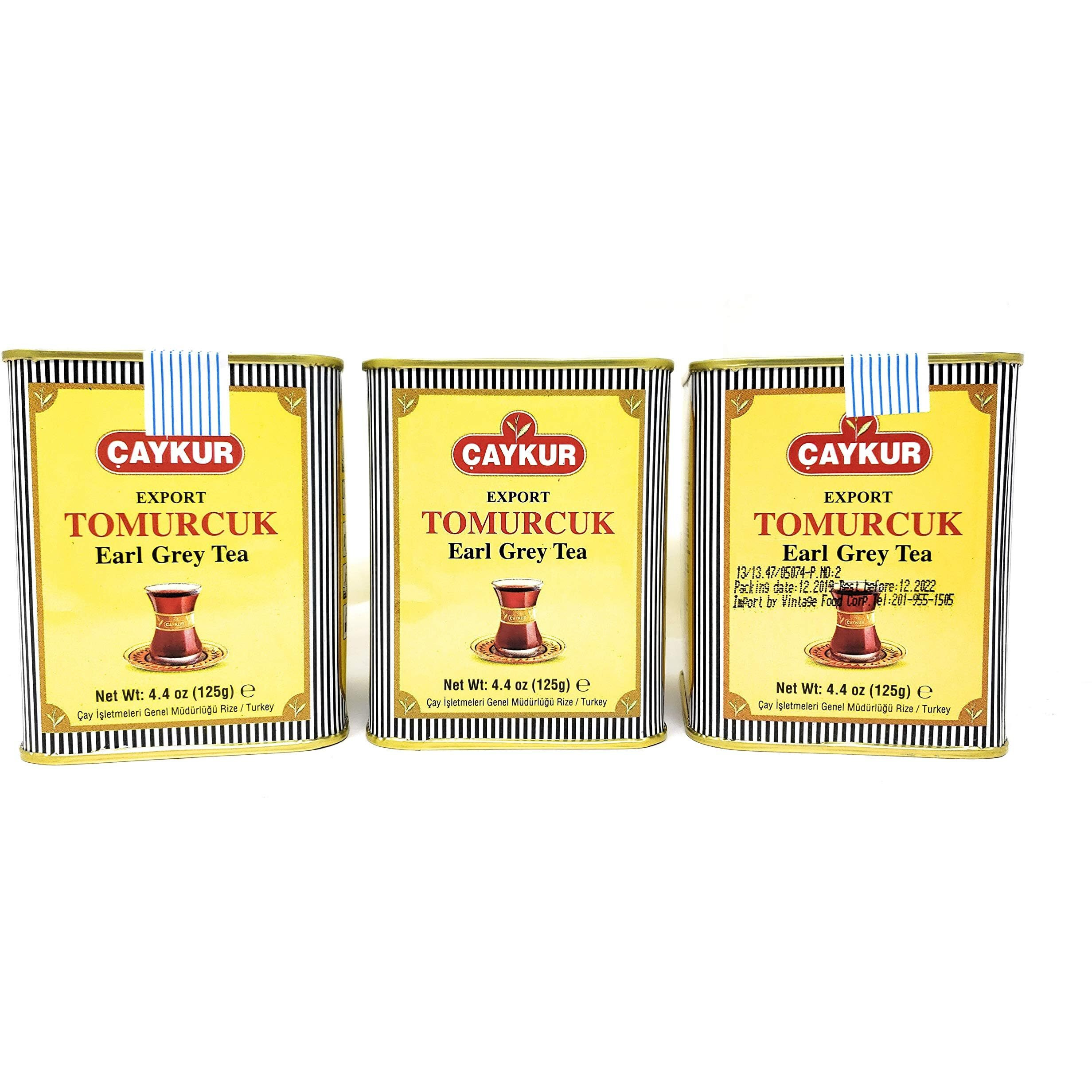 Caykur Export Tomurcuk Earl Grey Tea (3 Pack, Total of 13.2oz)