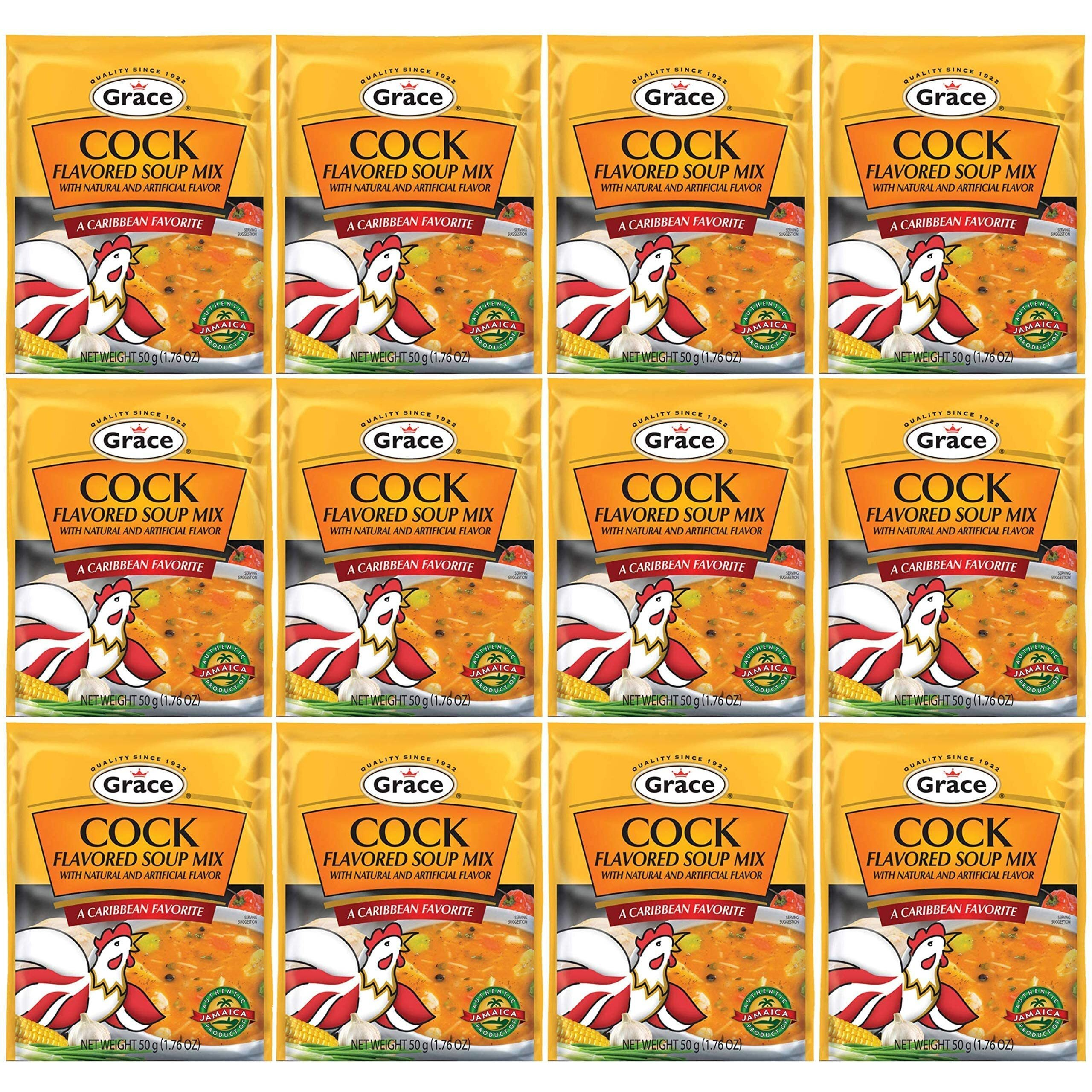 Grace Cock Flavored Soup Mix, 1.76 Oz (Pack of12)