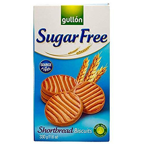 Gullon Cookie SF Shortbread Cookies, 11.63 Ounce, 330 Gram (2 Pack)