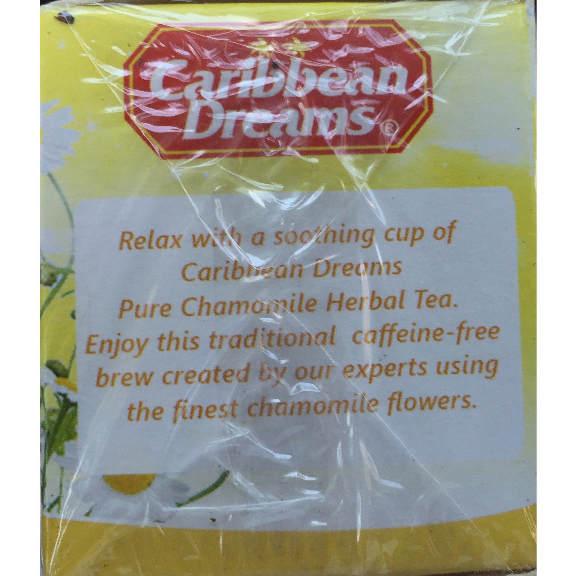 Caribbean Dreams Chamomile Herbal Tea Caffeine Free, 24 Tea Bags (1 Pack)