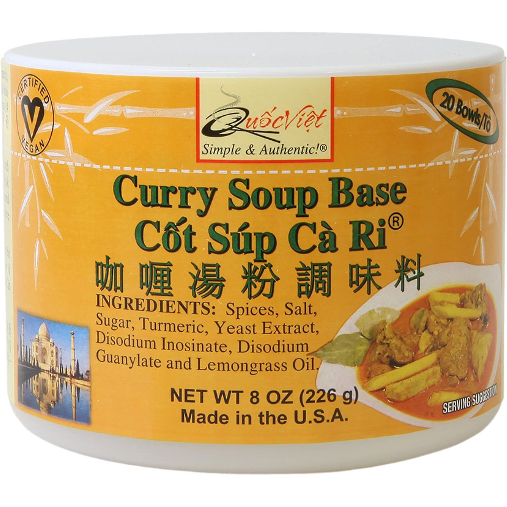 Quoc Viet Foods - Curry Soup Base 8oz Cot Sup Ca Ri Brand