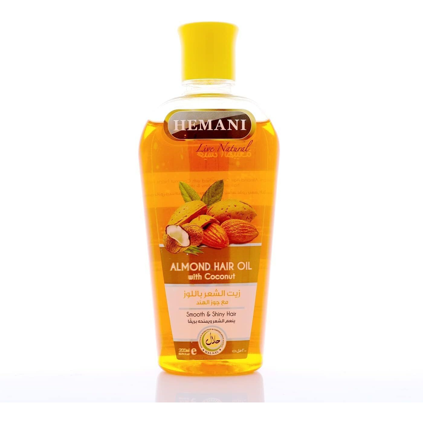 HEMANI Hair Oil 200mL (6.76 FL OZ) (Almond)