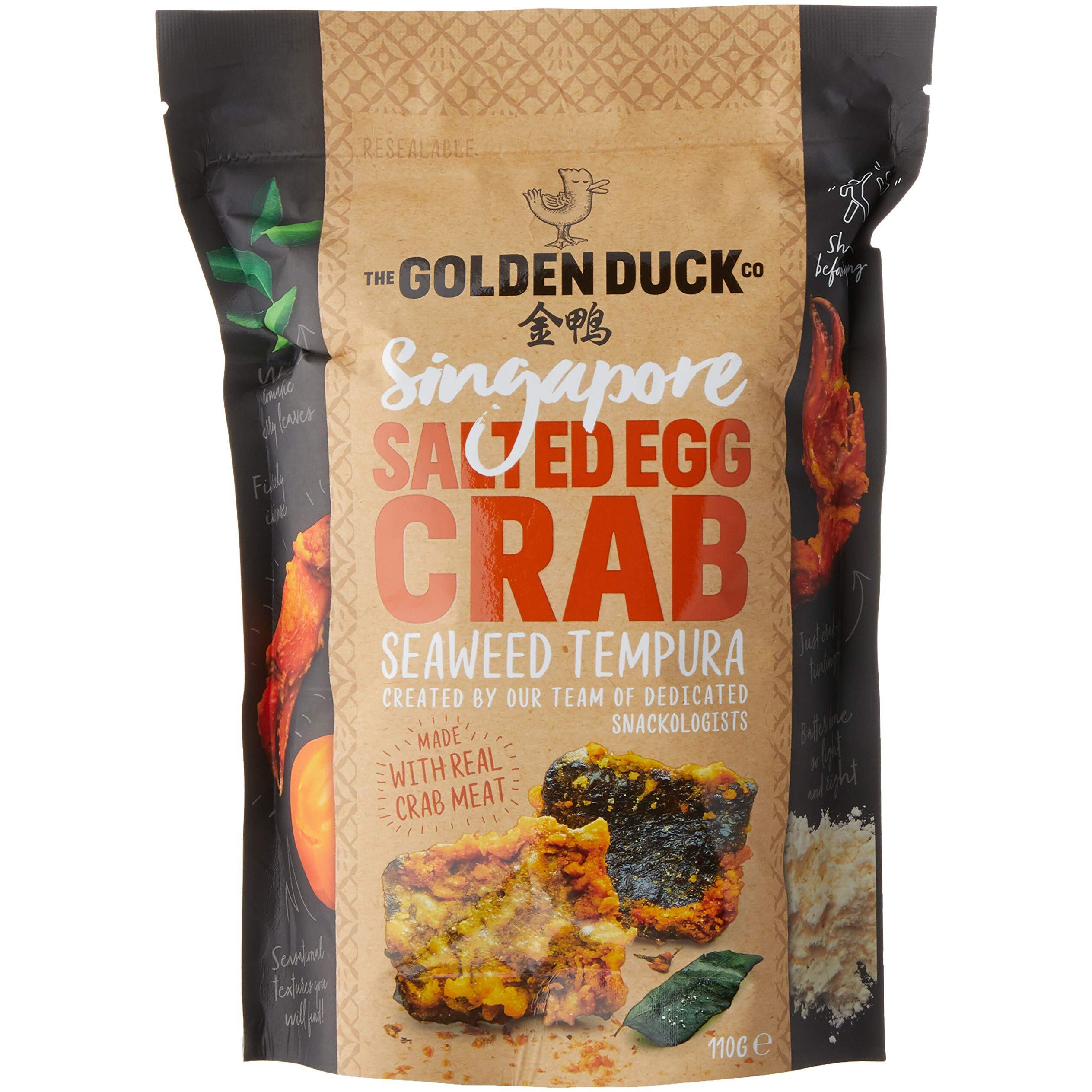 The Golden Duck Salted Egg Crab Seaweed Tempura