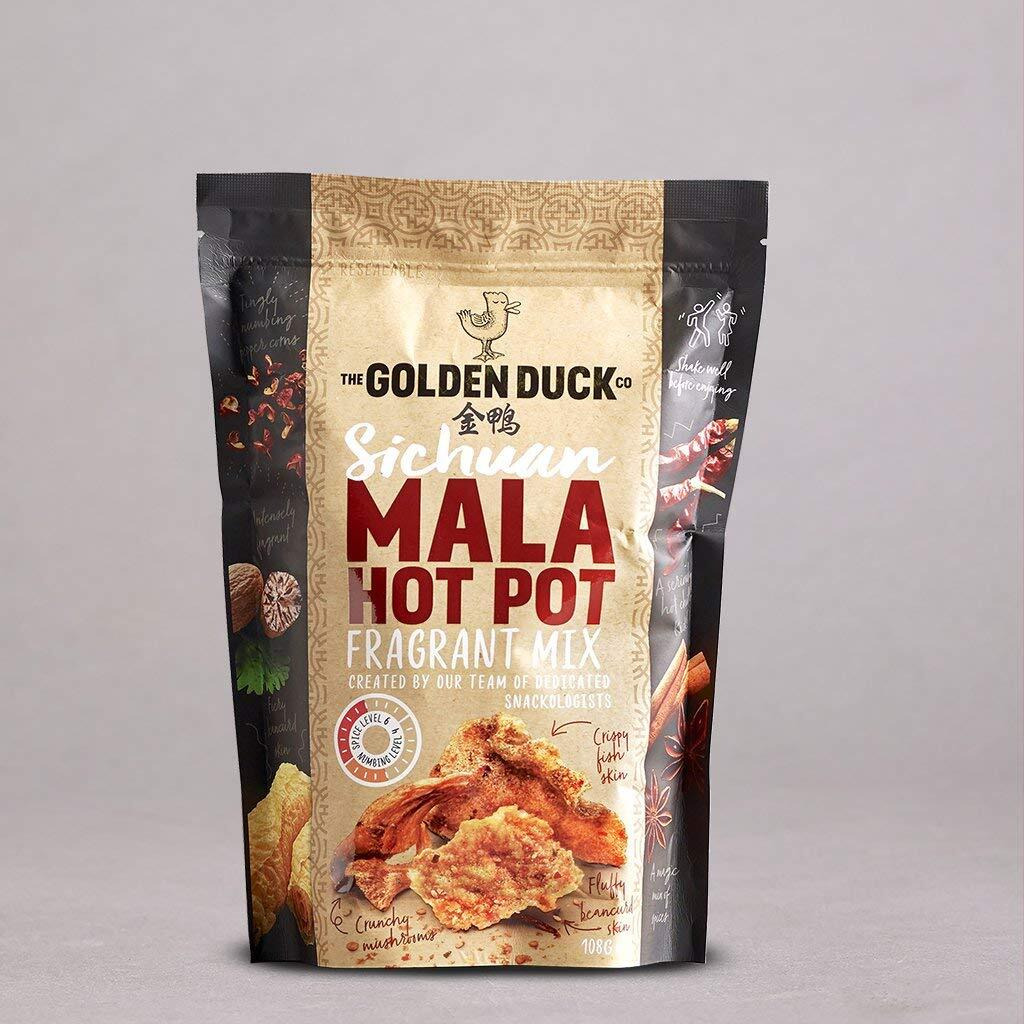 Golden Duck Salted Egg Fish Skin Crisps/ Potato Ridges/ Tempura (Mala Hot Pot Fragrant Mix 108g)