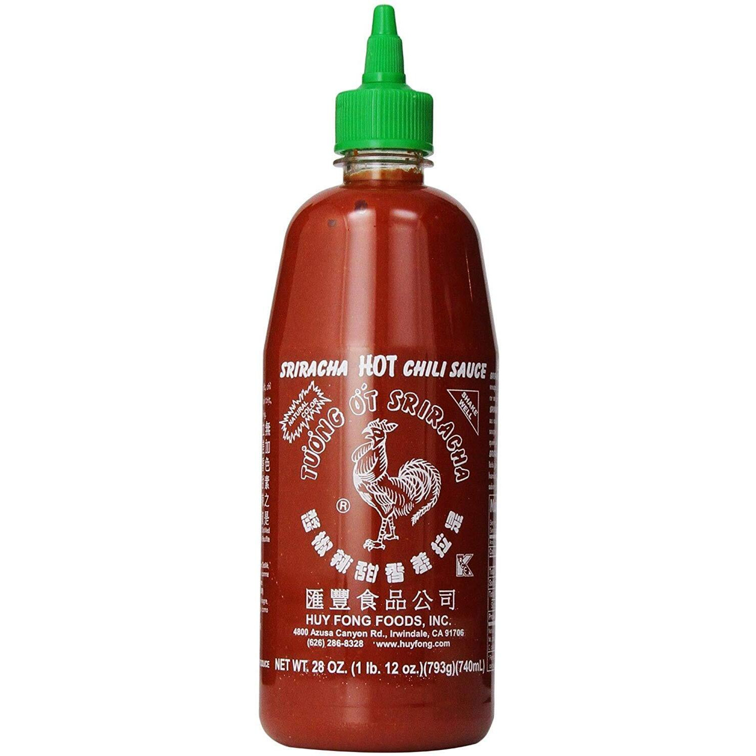 Tuong Ot Sriracha Hot Chili Sauce 28oz