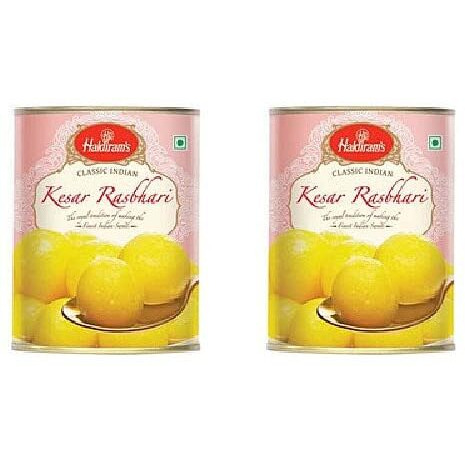 Pack Of 2 - Haldiram's Kesar Rasbhari - 1 Kg (2.2 Lb)