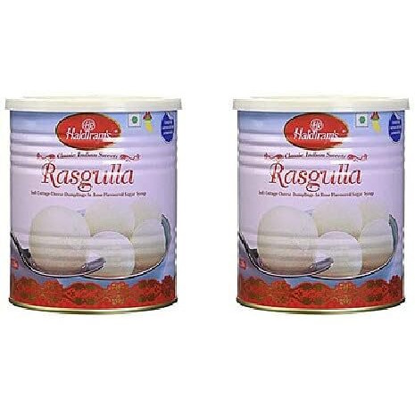 Pack Of 2 - Haldiram's Rasgulla - 1 Kg