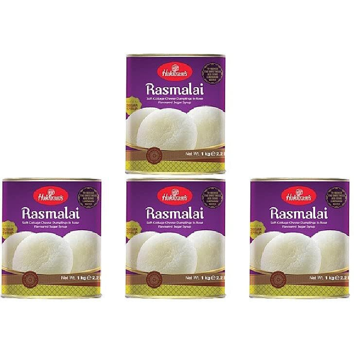 Pack Of 4 - Haldiram's Rasmalai - 1 Kg