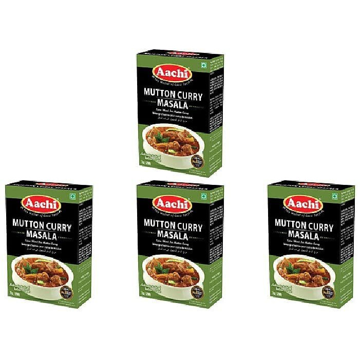 Pack Of 4 - Aachi Mutton Curry Masala - 200 Gm