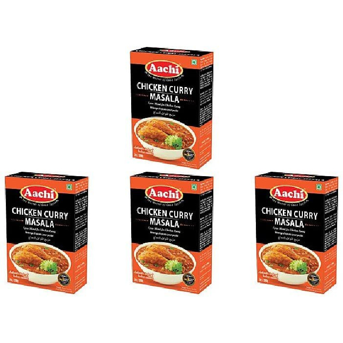 Pack Of 4 - Aachi Chicken Curry Masala - 200 Gm
