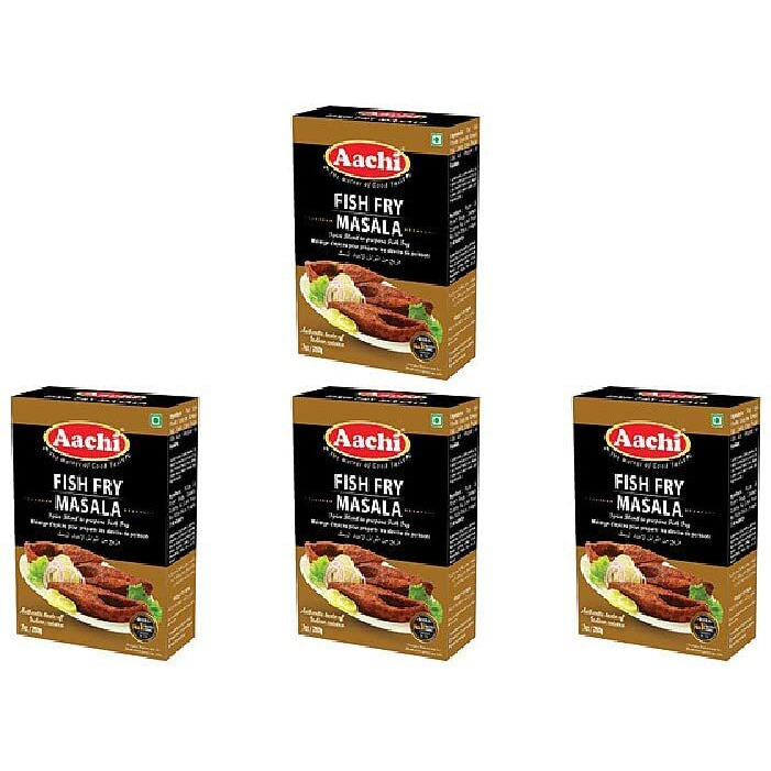 Pack Of 4 - Aachi Fish Fry Masala - 200 Gm