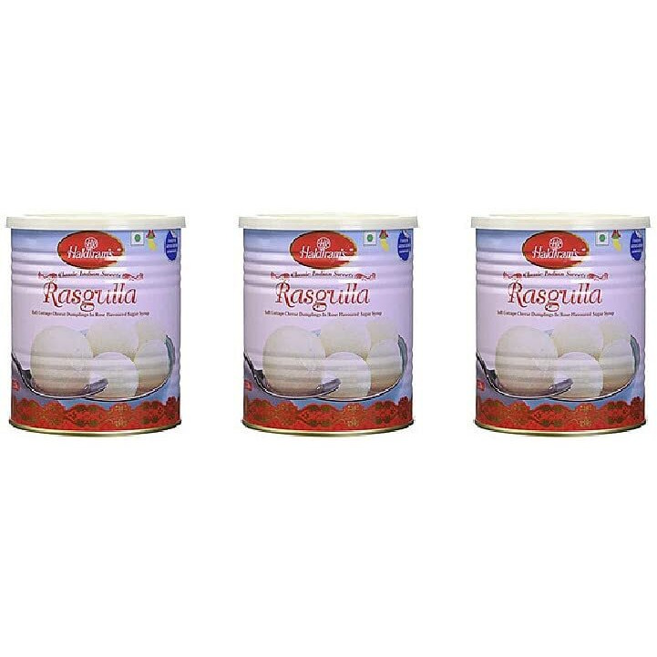 Pack Of 3 - Haldiram's Rasgulla - 1 Kg
