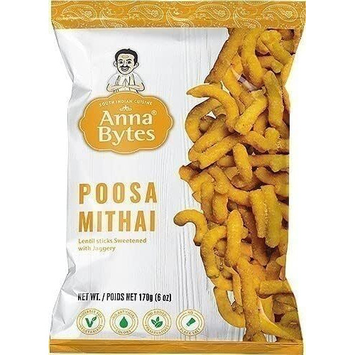 Anna Bytes Poosa Mithai - Lentil Sticks - Pack of 3