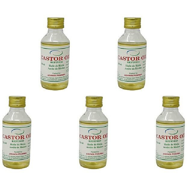 Pack Of 5 - Ashwin Castor Oil - 100 Ml
