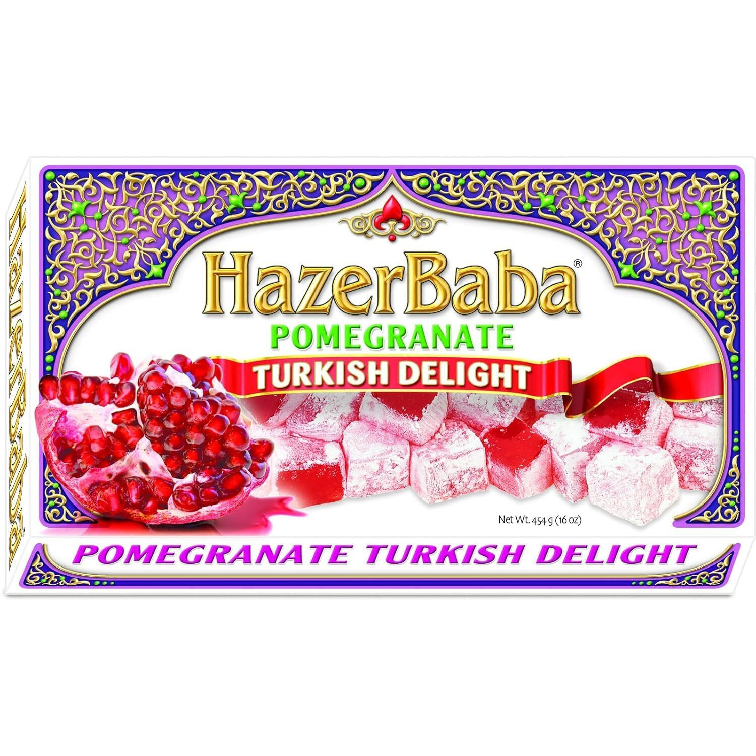 HazerBaba Turkish Delight with Pomegranate 16 oz