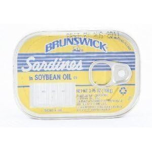Brunswick Sardines in Soybean Oil, 3.75 Oz - 25 Pack