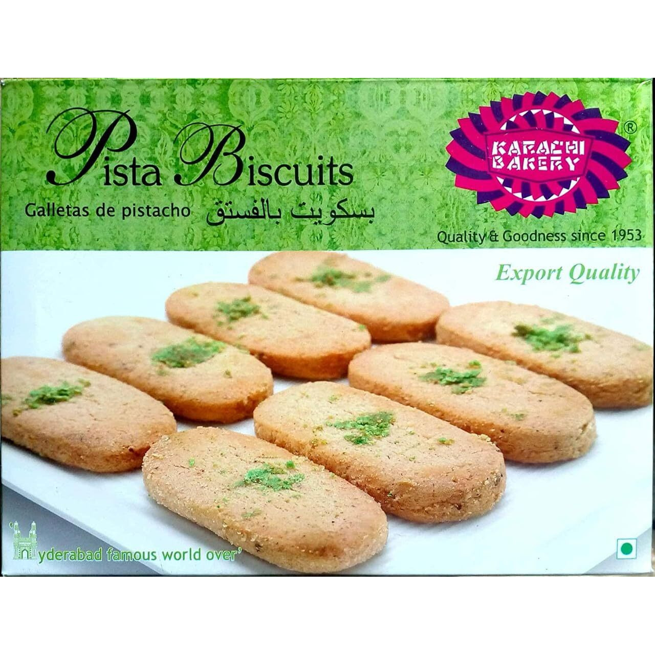 Karachi Bakery Pista Biscuits 400gm