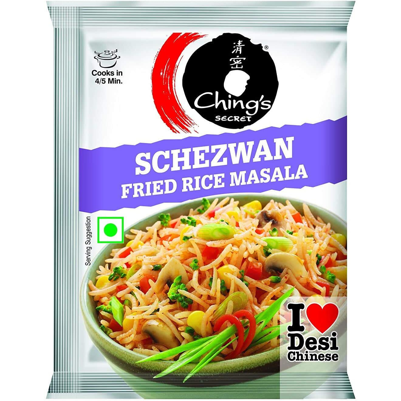 Ching's Secret Schezwan Fried Rice Masala 20gm - Pack of 5