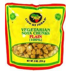 2 x Lion of Judah Vegetarian Soya Chunks Plain 8oz