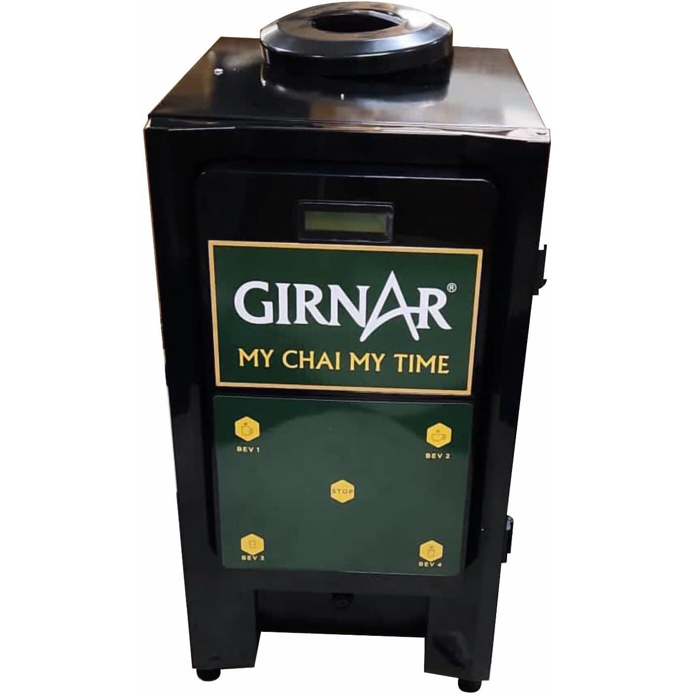 4-in-1 Girnar Instant Premix Based Tea Vending Machine | Pro Commercial Chai Maker with 3 Liters Hot Tank Capacity With 500 Cups | 2 Lanes Tea Maker For Offices Homes Restaurants Hotels