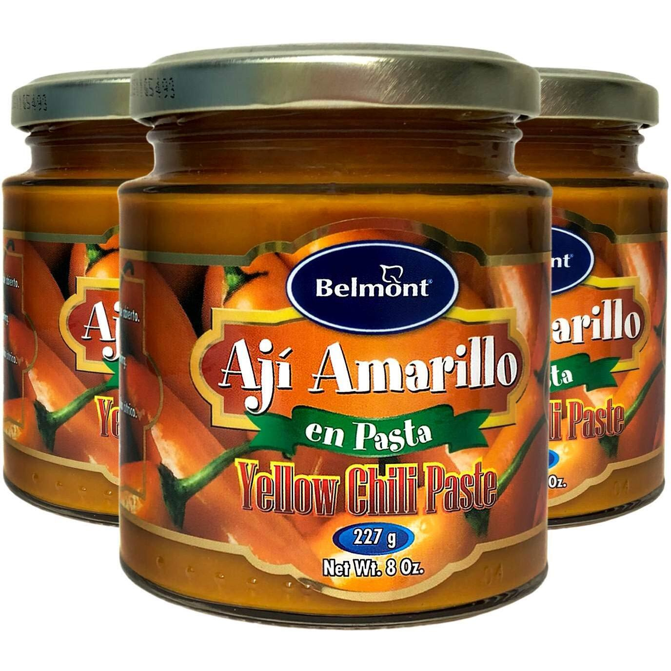 Belmont Aji Amarillo Hot Yellow Pepper Paste - 3 Pack