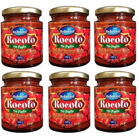 Belmont Rocoto Hot Red Pepper Paste 6-pack