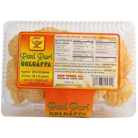 Deep Pani Puri Pack (3.5 OZ - 100 GM)