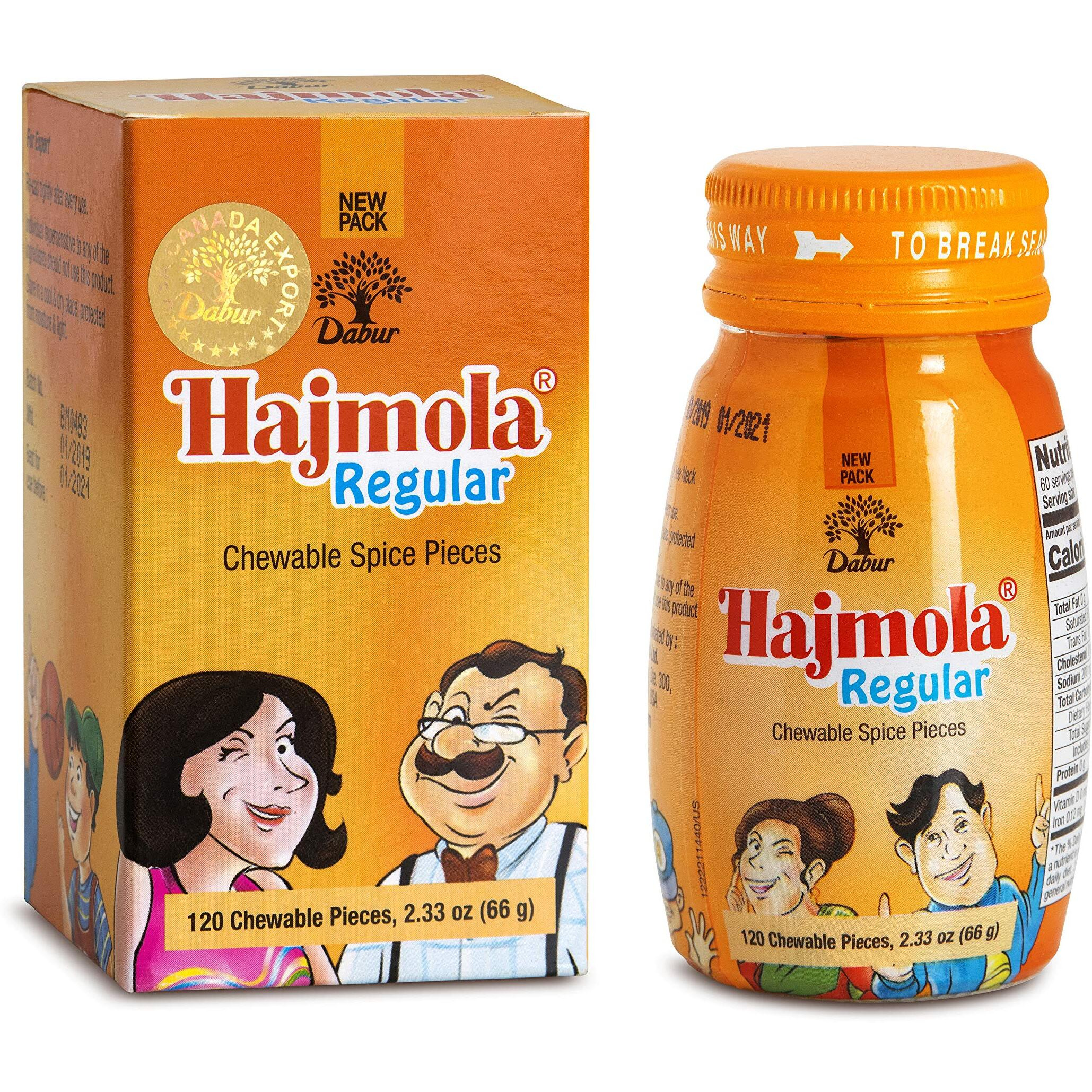 Hajmola Regular tabs - Chewable spice pieces (pack of 3)