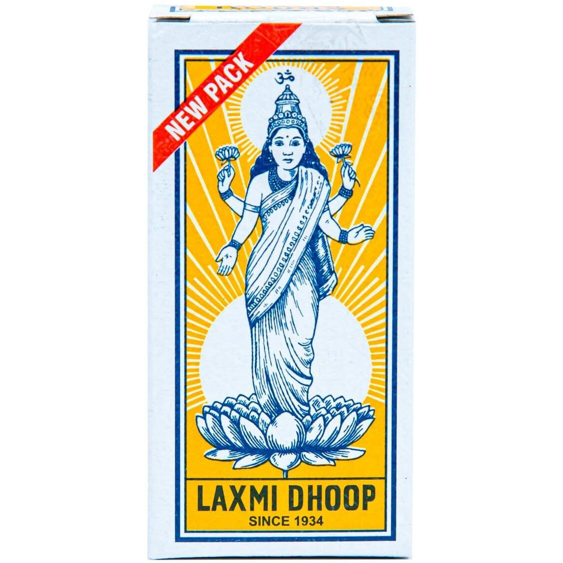 Laxmi Dhoop Sticks - Box of 12 Packs, 8 Sticks Each
