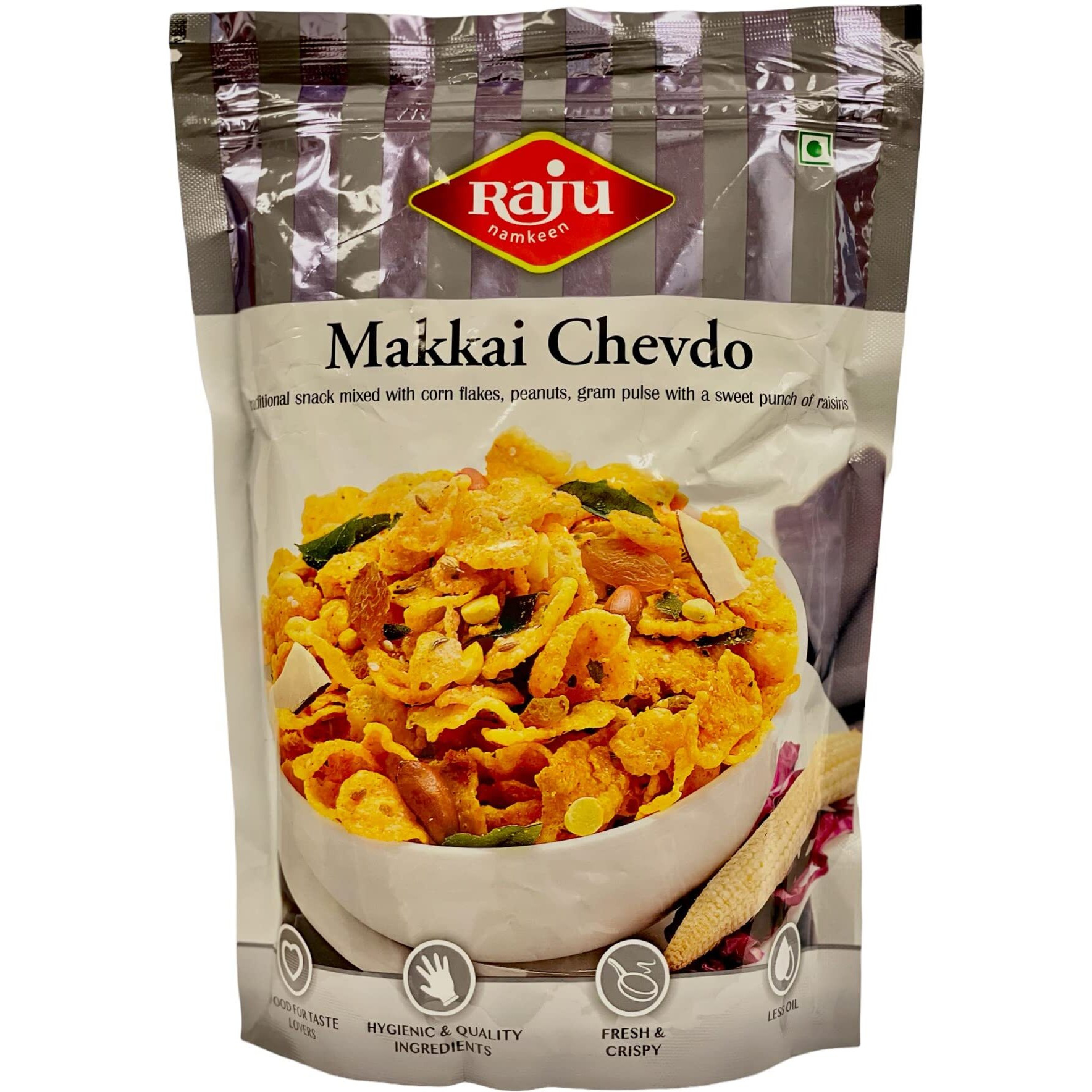 Raju Namkeen Makkai Chevdo 350gm (12.34 oz)