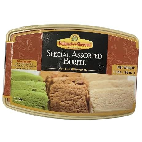 Rehmat-E-Shereen Special Assorted Burfee 1 lb (2 pack)