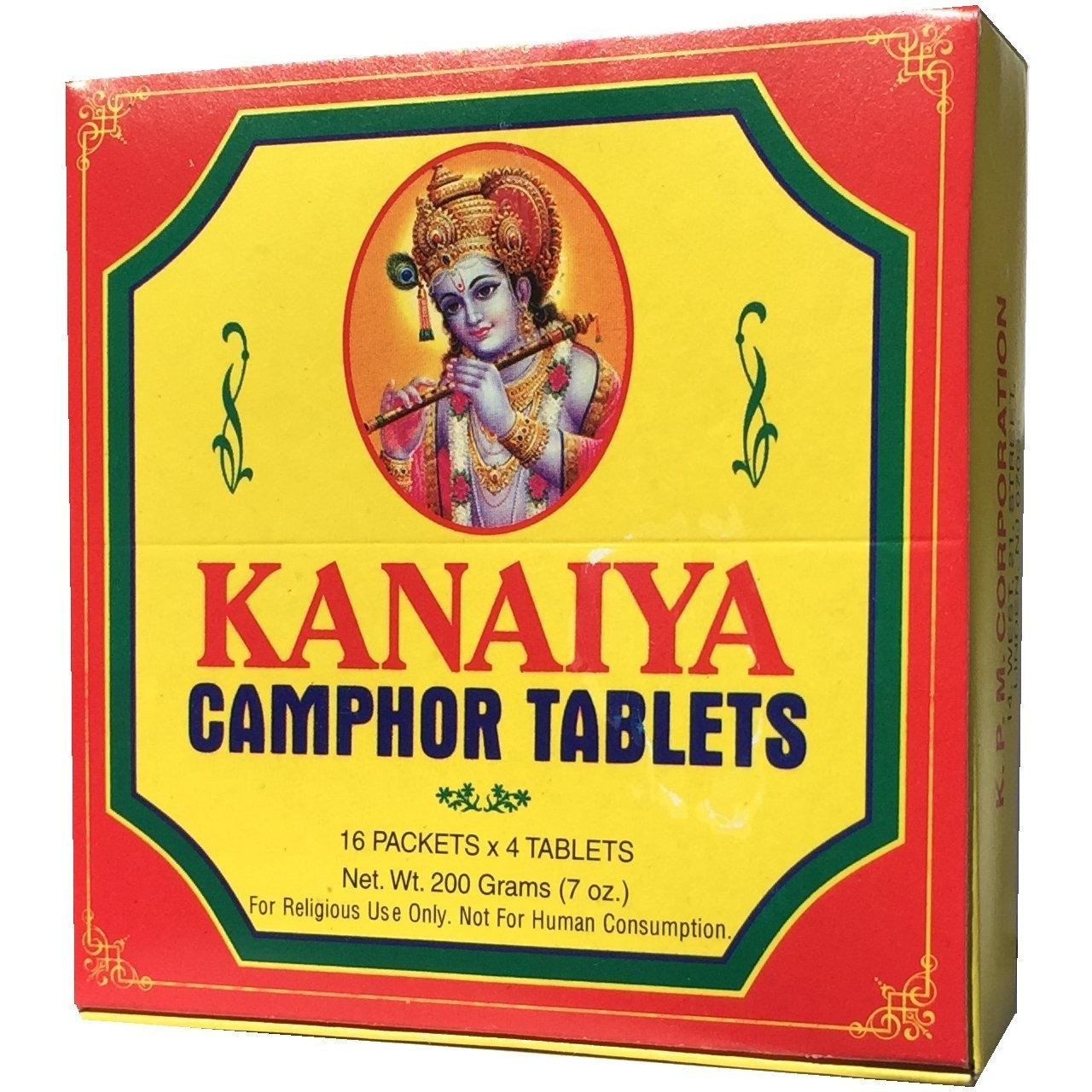 Kanaiya Camphor Tablets W/64 Pieces Tablet Tablets 200gm