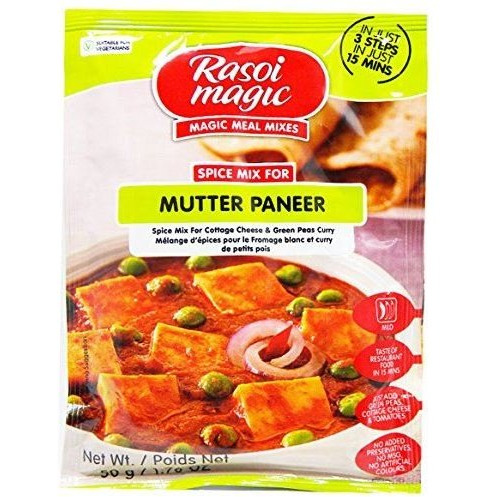 Rasoi Magic - Mutter Paneer (Peas & Cottage Cheese) - 50g -