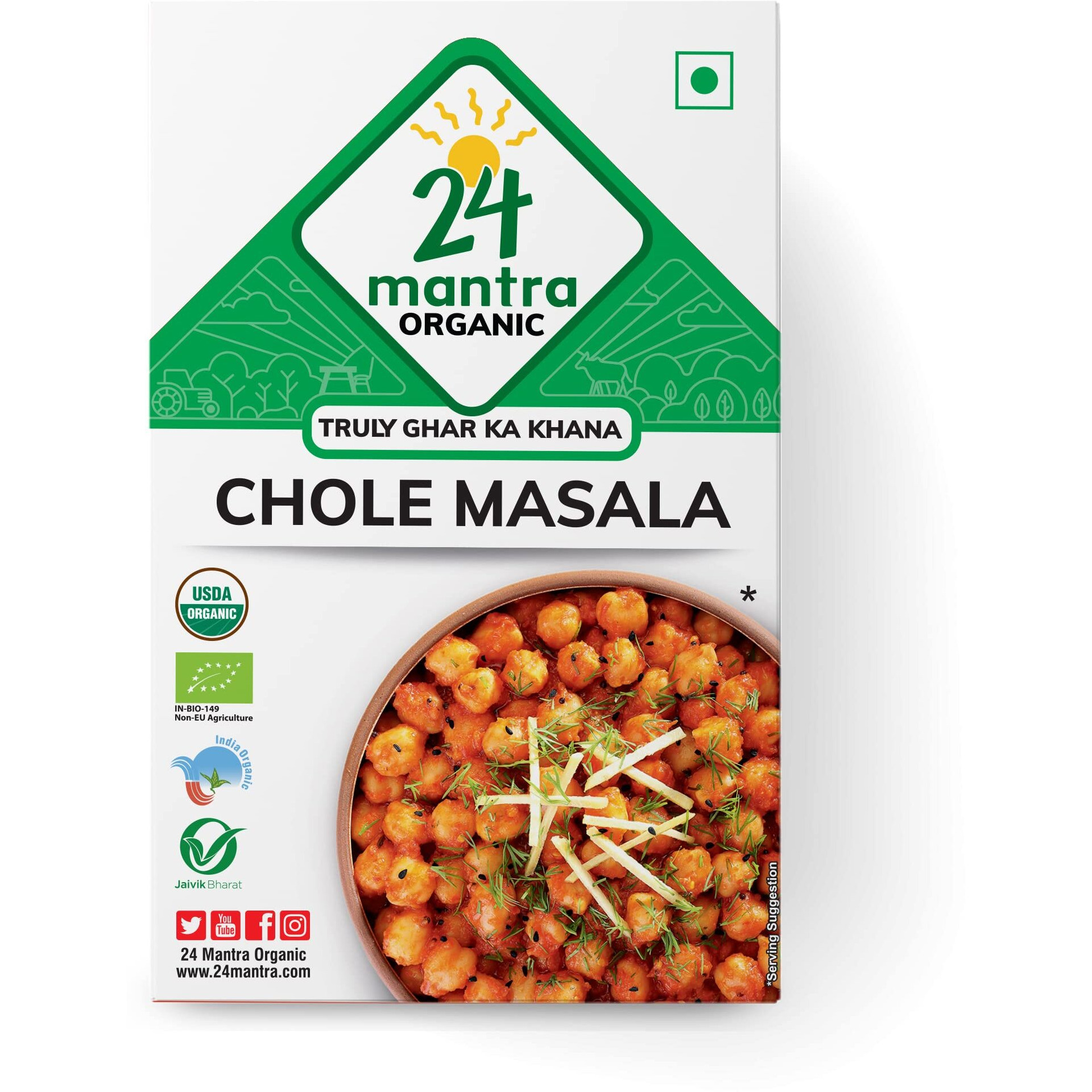 24 Mantra Organic Chole Masala 100Gm